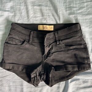 Hollister Women's Dark Gray Jean Shorts